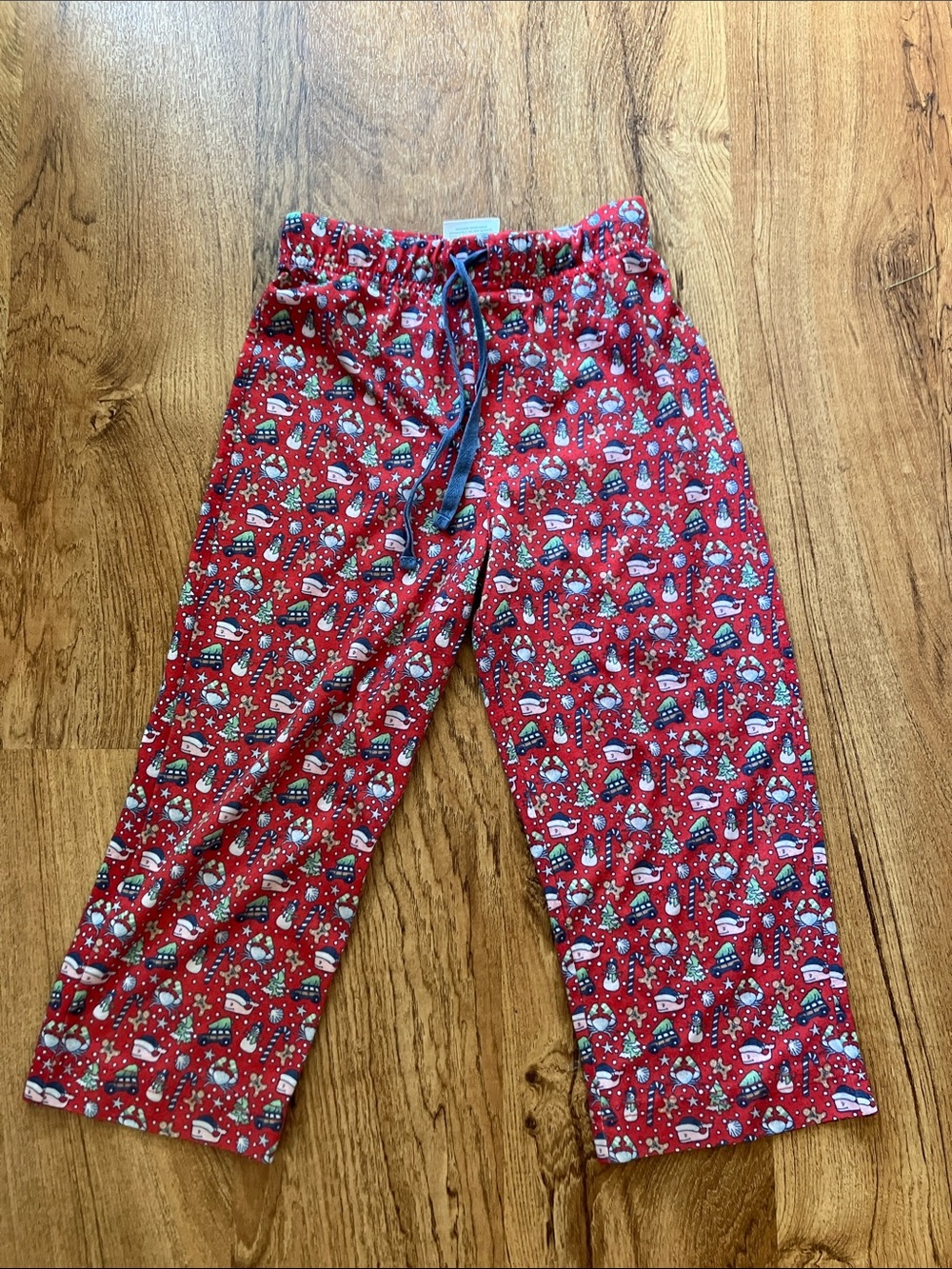 Vineyard vines Kids Red Holiday Pajama Pants Pull-On Lounge Bottoms 2t 3t